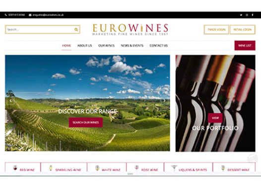 Eurowines - UK’s foremost specialist wine importers, with over 50 years’ experience sourcing and supplying high quality wines from family run producers across Italy and beyond