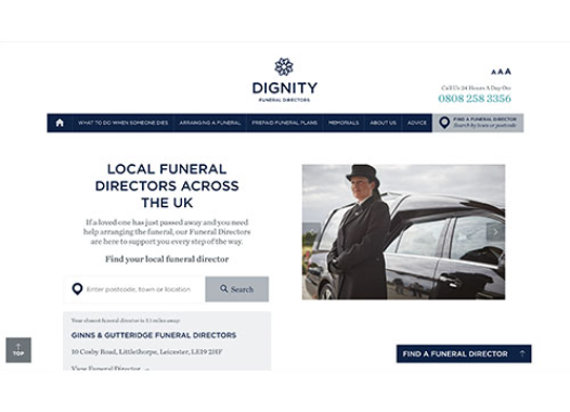 Dignity –Ccombines national scale with deeply rooted local expertise.
